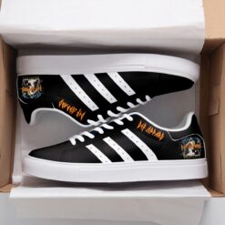 Def Leppard Black Stan Smith Shoes