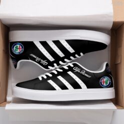 Alfa Romeo Black Stan Smith Shoes