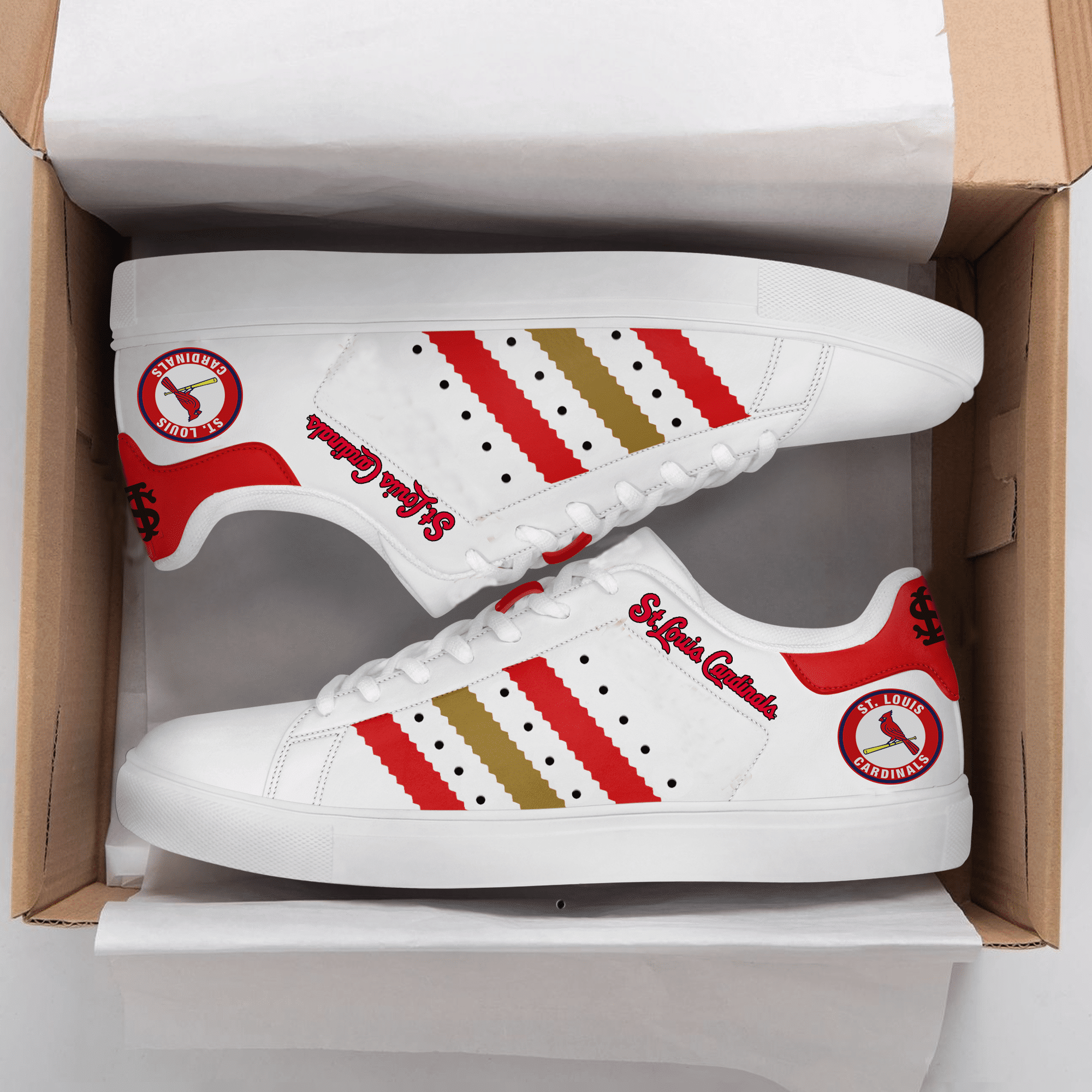 St Louis Cardinals Stan Smith Shoes 1 St Louis Cardinals Stan Smith Shoes