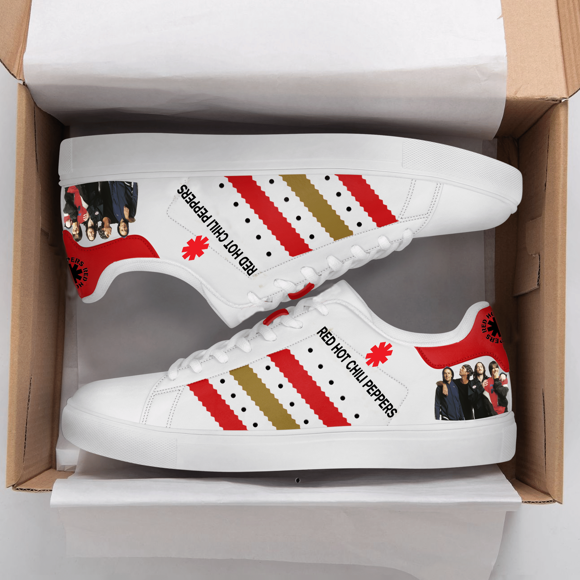 Red Hot Chili Peppers Stan Smith Shoes 1 Red Hot Chili Peppers Stan Smith Shoes