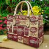 Dr Pepper Leather Handbag