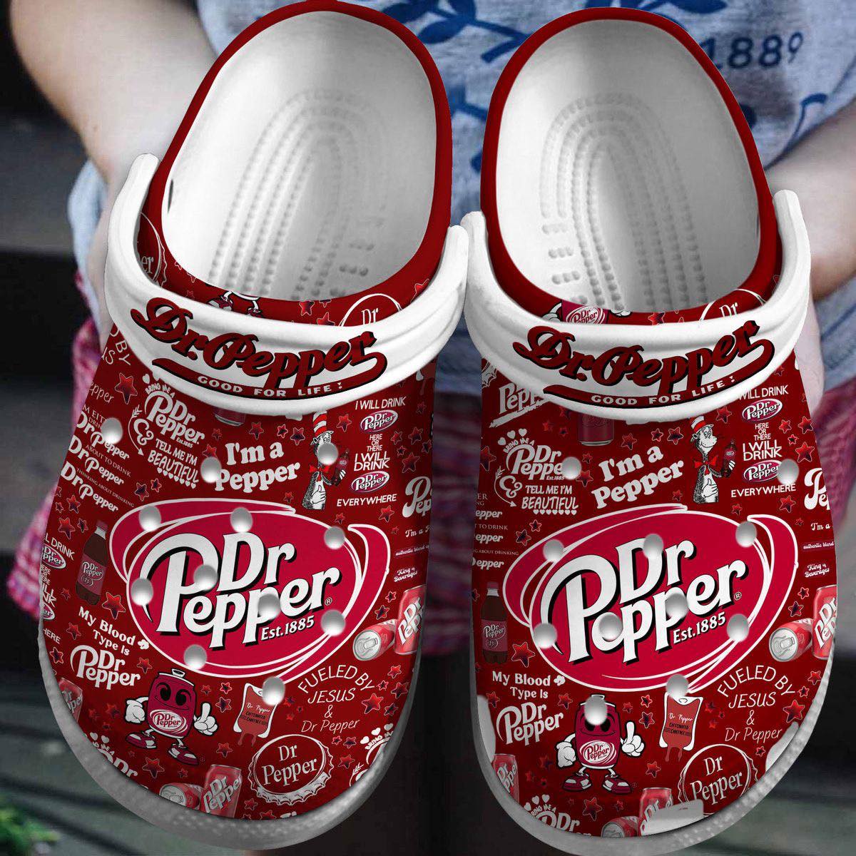 Dr Pepper 3 Soft Clogs 1 Dr Pepper 3 Soft Clogs