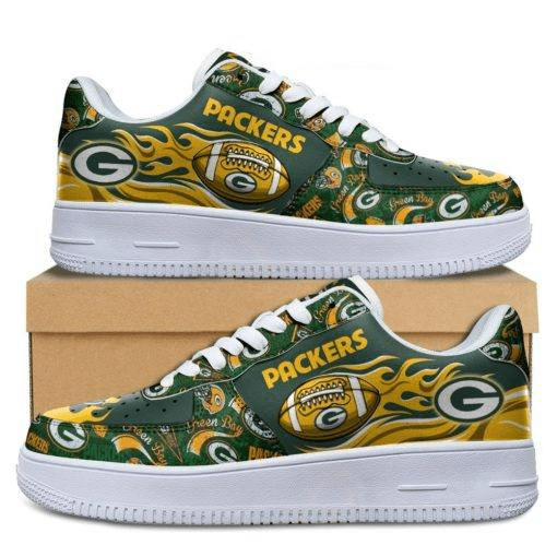 Green Bay Packers Air Force Shoes 1 Green Bay Packers Air Force Shoes