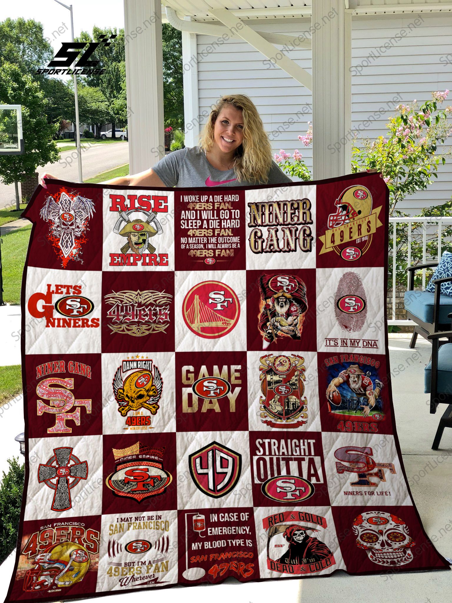 San Francisco 49ers 1gg Blanket 1 San Francisco 49ers 1gg Blanket