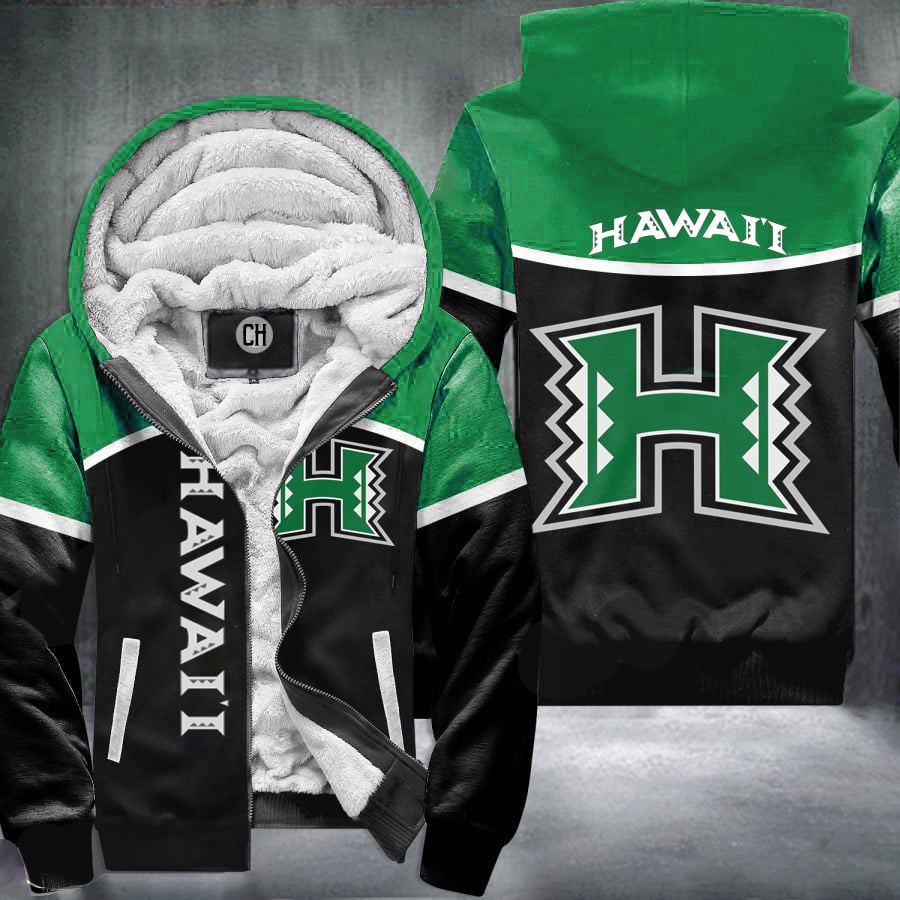 Hawaii Rainbow Warriors Fleece Jacket 1 Hawaii Rainbow Warriors Fleece Jacket