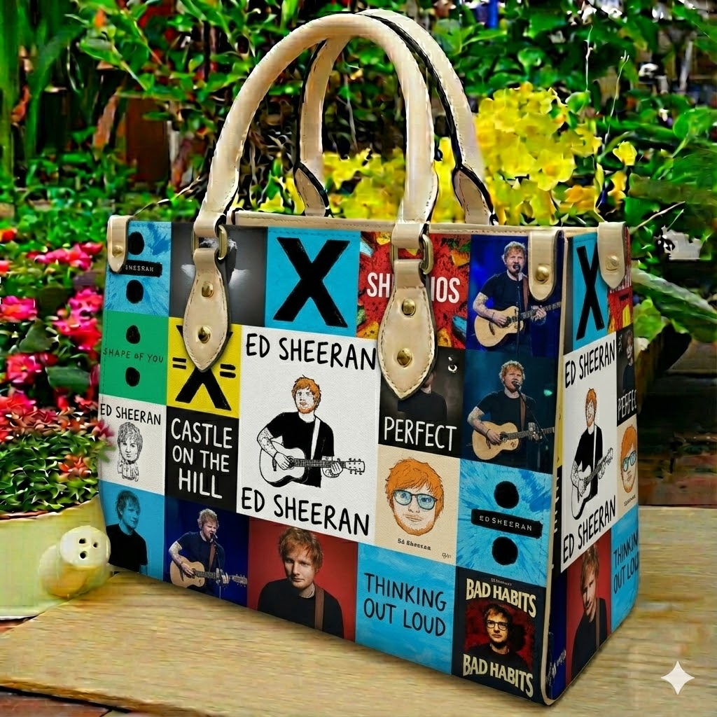 Ed Sheeran 1 Leather Handbag 1 Ed Sheeran 1 Leather Handbag
