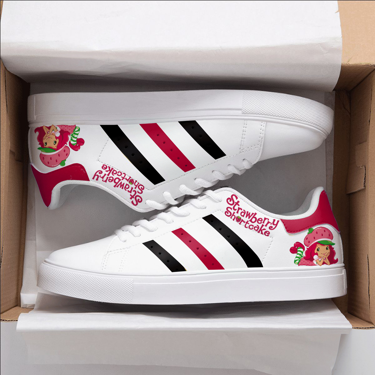 Strawberry Shortcake Stan Smith Shoes 1 Strawberry Shortcake Stan Smith Shoes