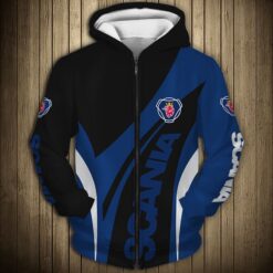 Scania 1 3D Zip Hoodie