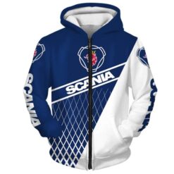 Scania 2 3D Zip Hoodie