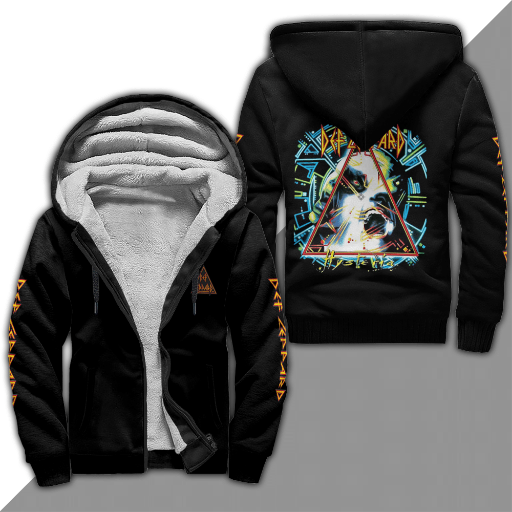 Def Leppard Fleece Jacket 1 Def Leppard Fleece Jacket