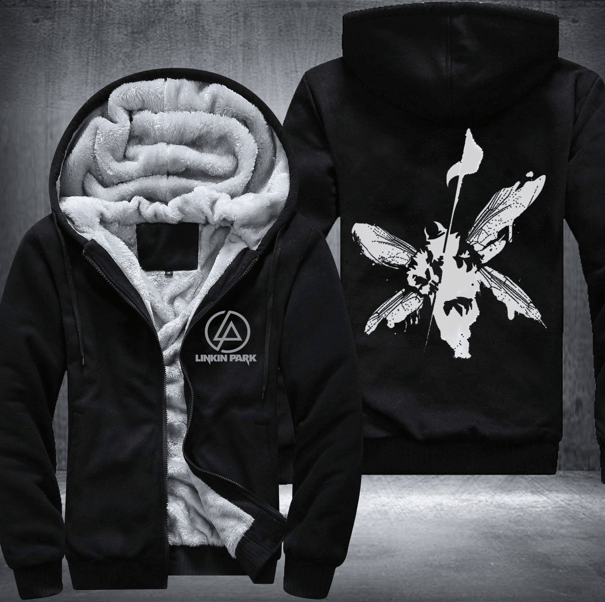 Linkin Park Fleece Jacket 1 Linkin Park Fleece Jacket