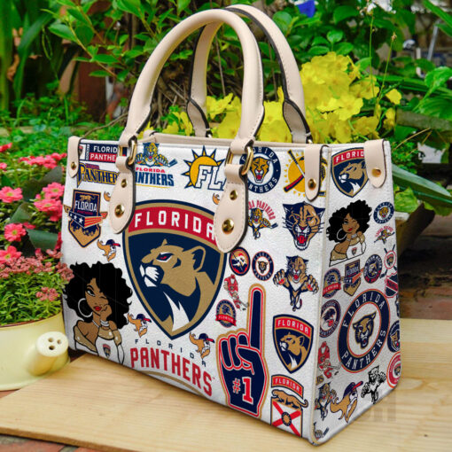 Florida Panthers 1 Leather Handbag 1 Florida Panthers 1 Leather Handbag