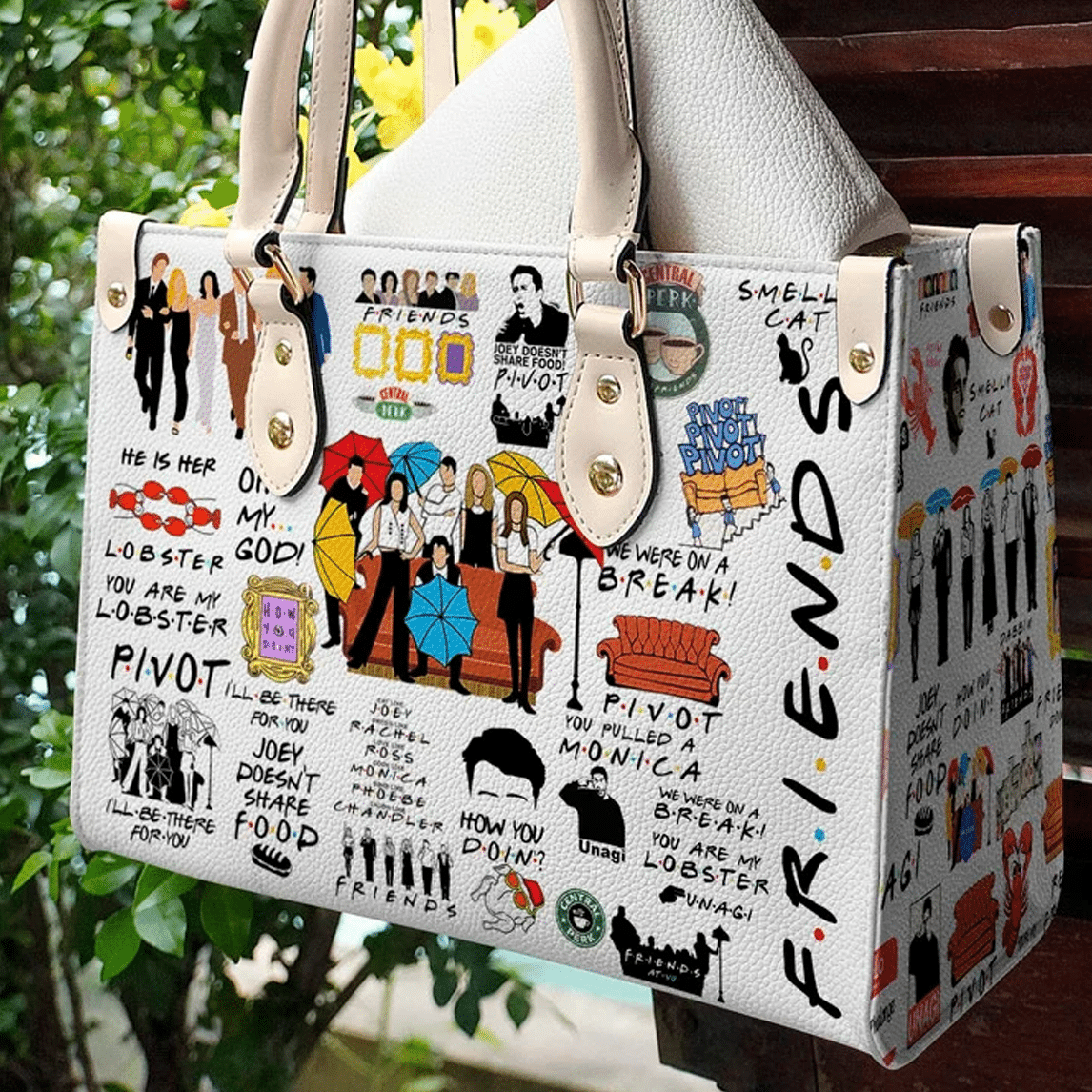 Friends Show Leather Handbag 1 Friends Show Leather Handbag