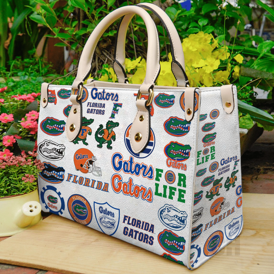Florida Gators Lover Leather Handbag 1 Florida Gators Lover Leather Handbag