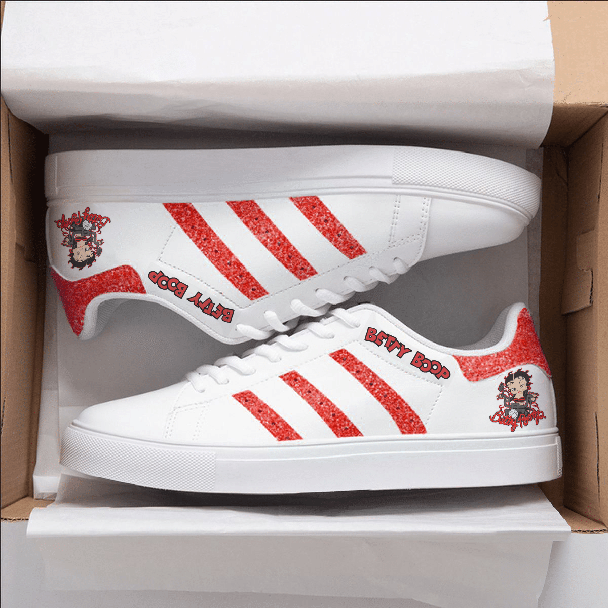 Betty Boop Stan Smith Shoes 1 Betty Boop Stan Smith Shoes