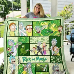 Rick And Morty 3 Blanket