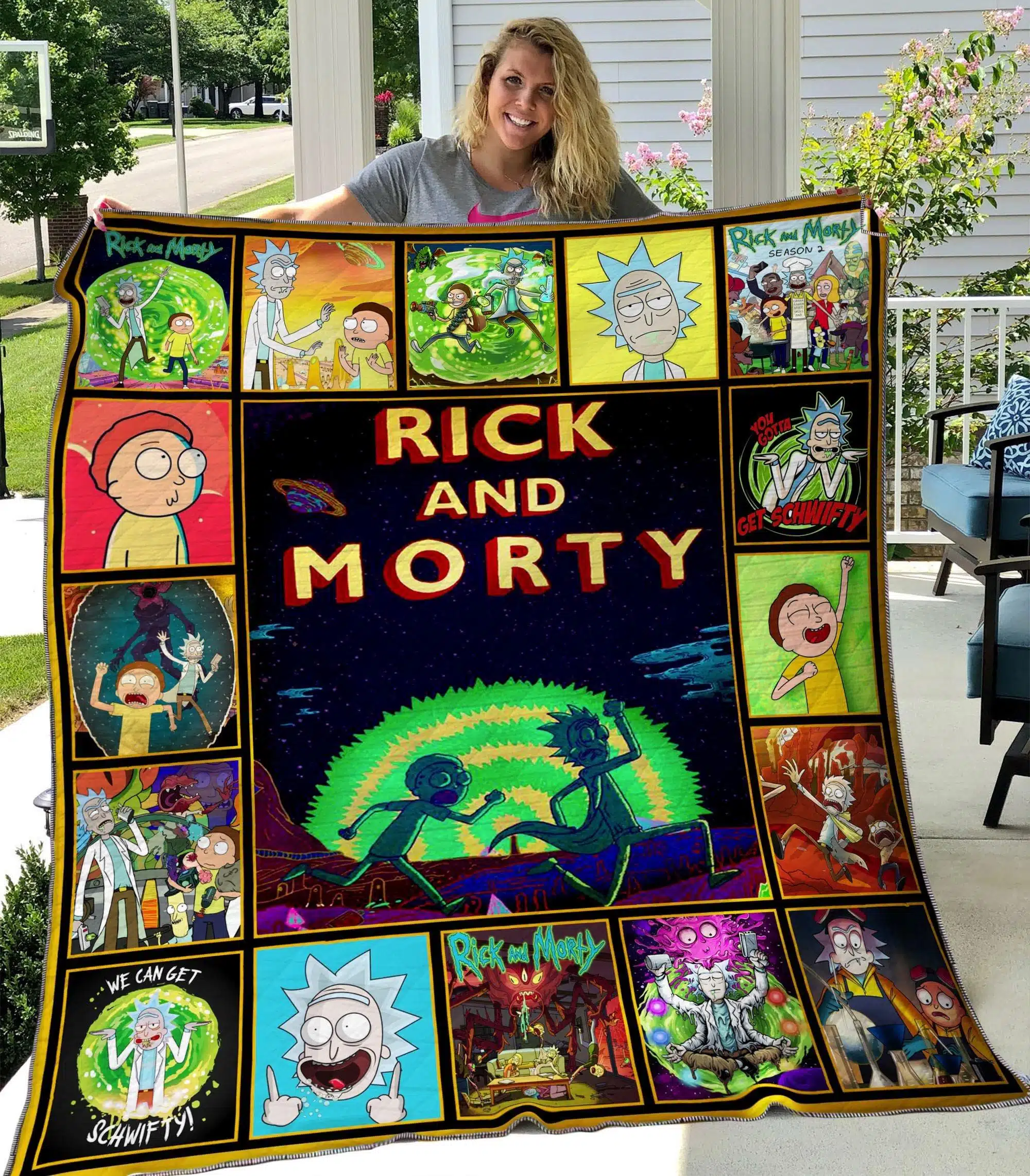 Rick And Morty 2 Blanket 1 Rick And Morty 2 Blanket