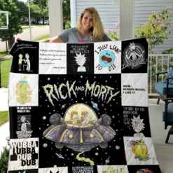 Rick And Morty 4 Blanket