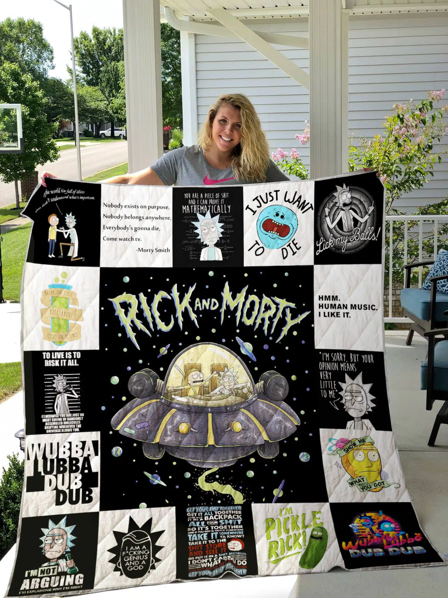 Rick And Morty 4 Blanket 1 Rick And Morty 4 Blanket