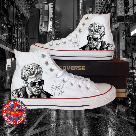 George Michael High Top Shoes 1 George Michael High Top Shoes