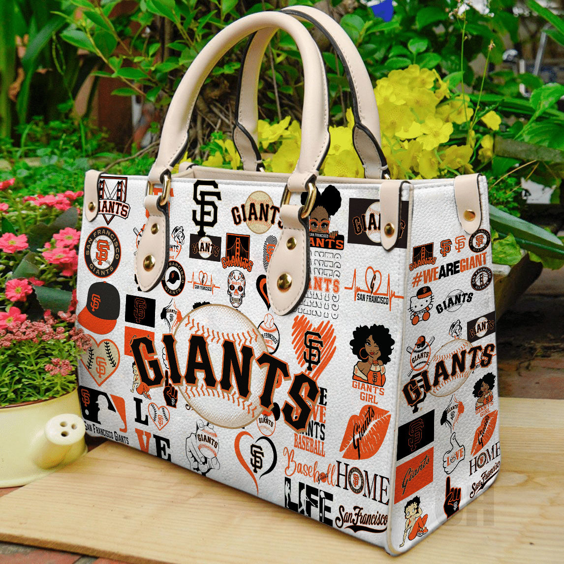 San Francisco Giants Leather Handbag 1 San Francisco Giants Leather Handbag