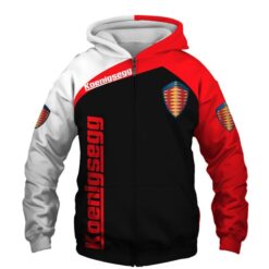 Koenigsegg 1 Hoodie Zip Hoodie 3D