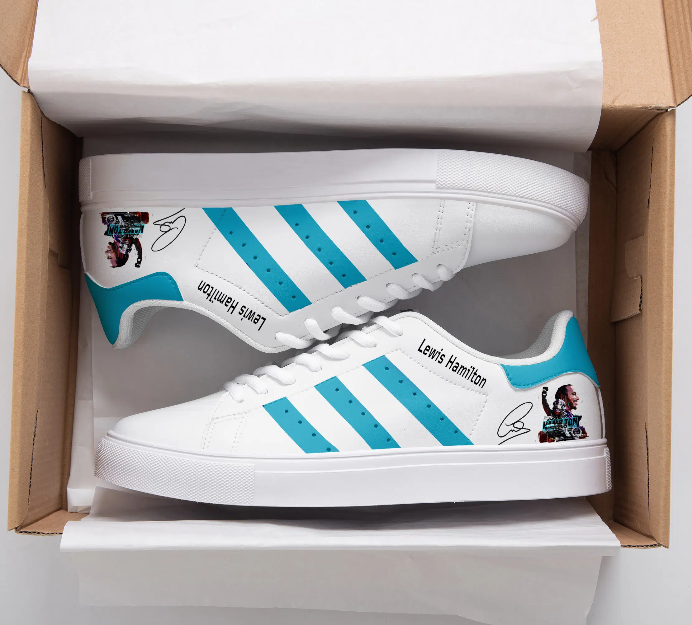 Lewis Hamilton 6 Stan Smith Shoes 1 Lewis Hamilton 6 Stan Smith Shoes