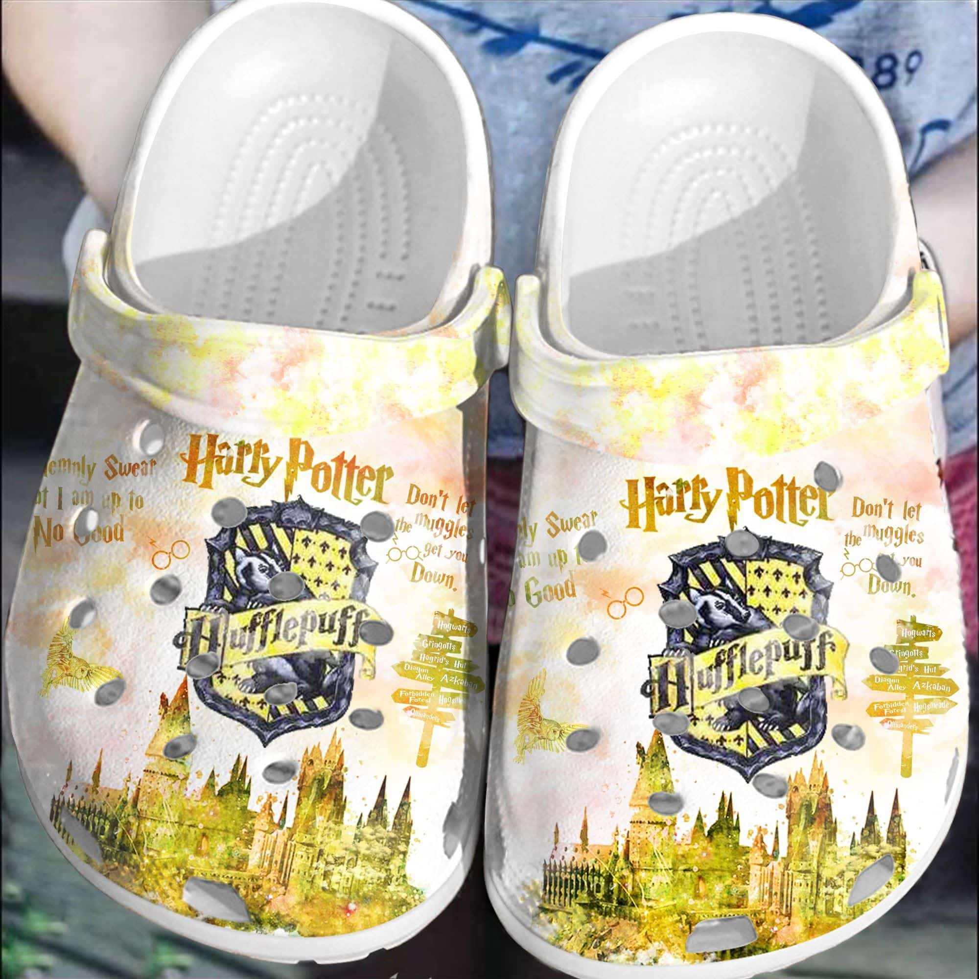 Harry Potter Hufflepuff Soft Clogs 1 Harry Potter Hufflepuff Soft Clogs