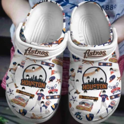 Houston Astros Soft 2 Soft Clogs