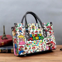Super Mario Hand A1 Leather Handbag