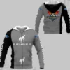 Ford Bronco Grey Hoodie Zip Hoodie 3D