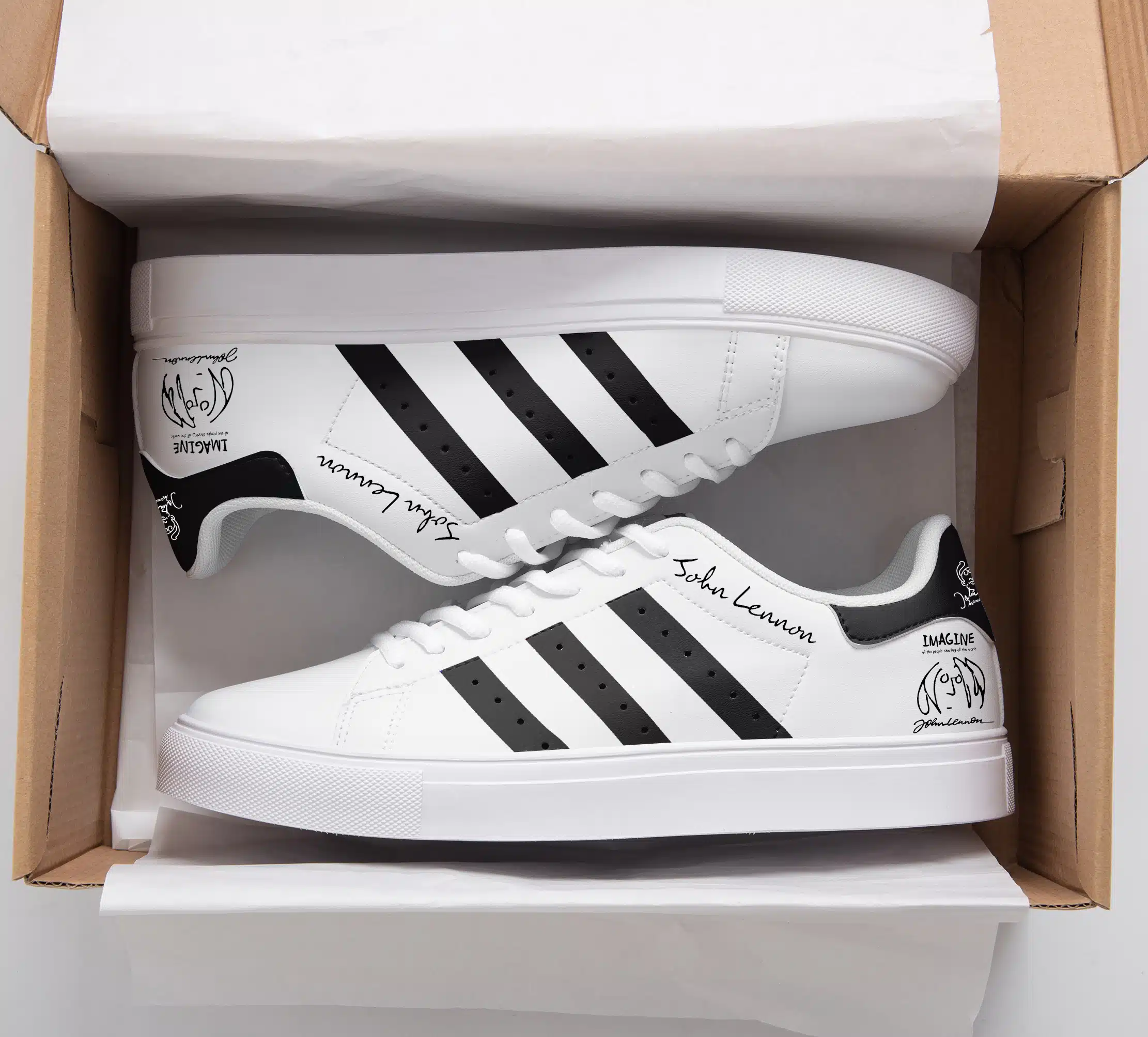 John Lennon Stan Smith Shoes 1 John Lennon Stan Smith Shoes
