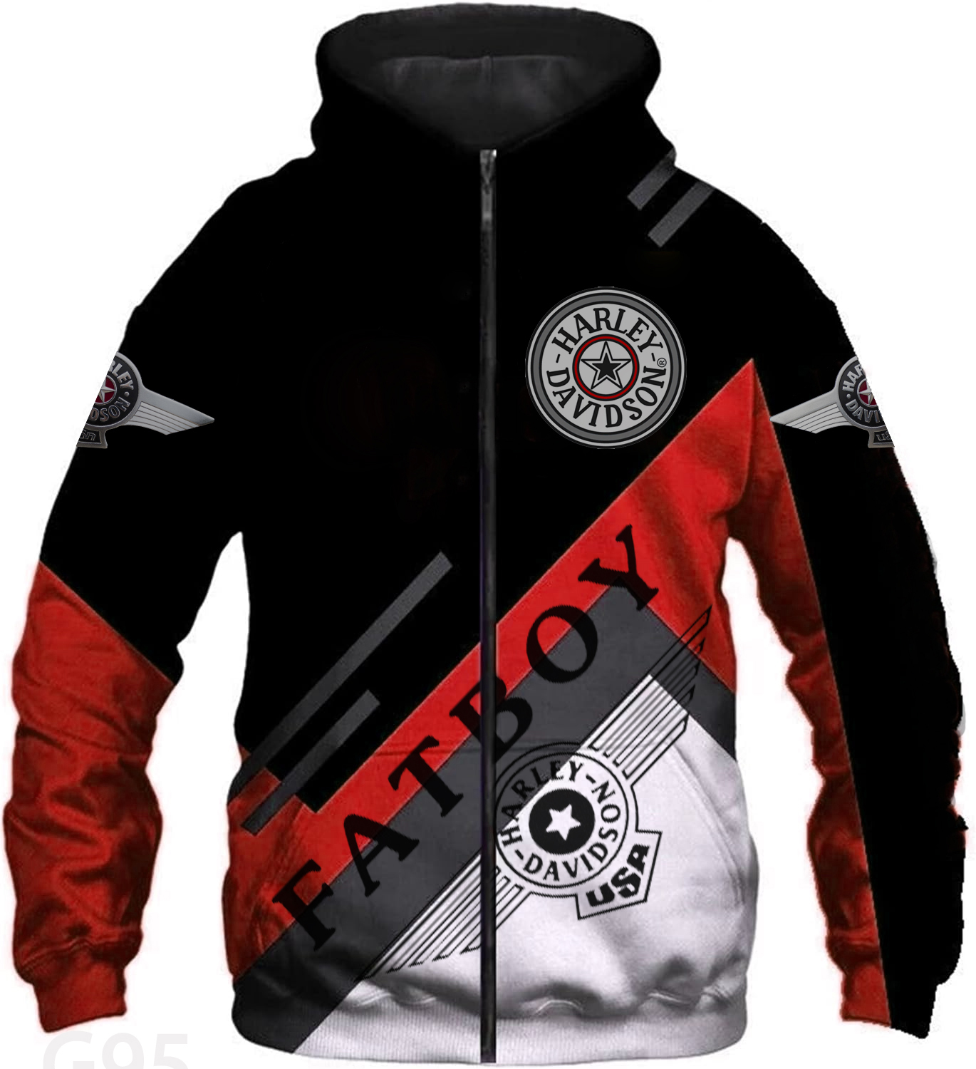 Harley-davidson Zip 1 Hoodie 1 Harley-davidson Zip 1 Hoodie
