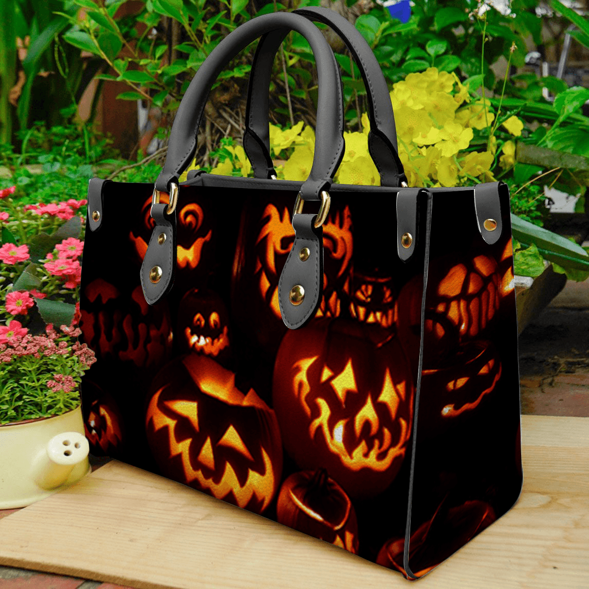 Fire X Halloween 2024 Hand Leather Handbag 1 Fire X Halloween 2024 Hand Leather Handbag