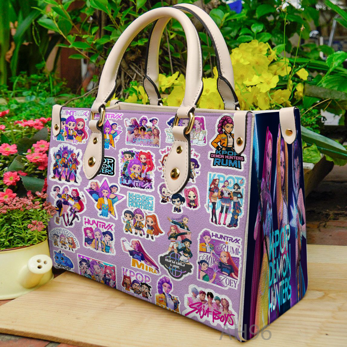 K-pop Demon Hunter Leather Handbag 1 K-pop Demon Hunter Leather Handbag
