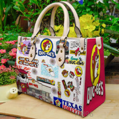 Buc-ee’s Hunter Leather Handbag