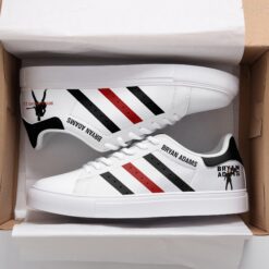 Bryan Adams Red Stan Smith Shoes