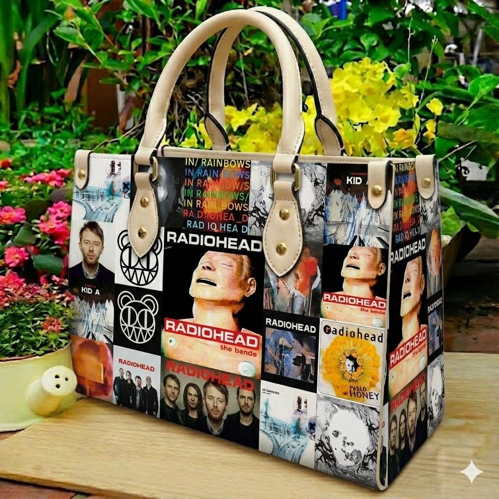 Radiohead Leather Handbag 1 Radiohead Leather Handbag