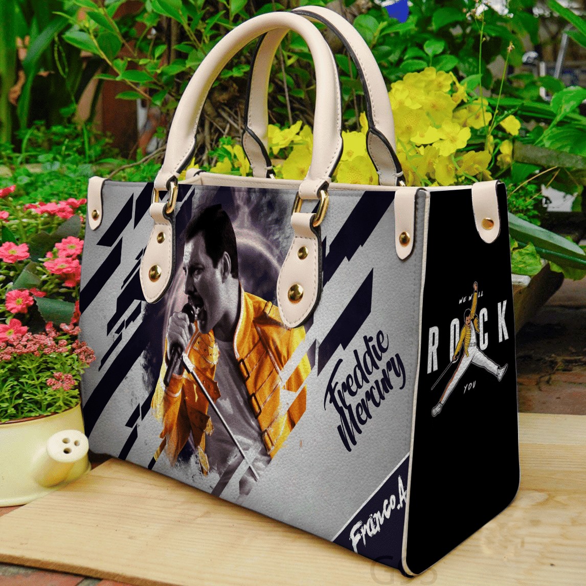 Freddie Mercury Leather Handbag 1 Freddie Mercury Leather Handbag