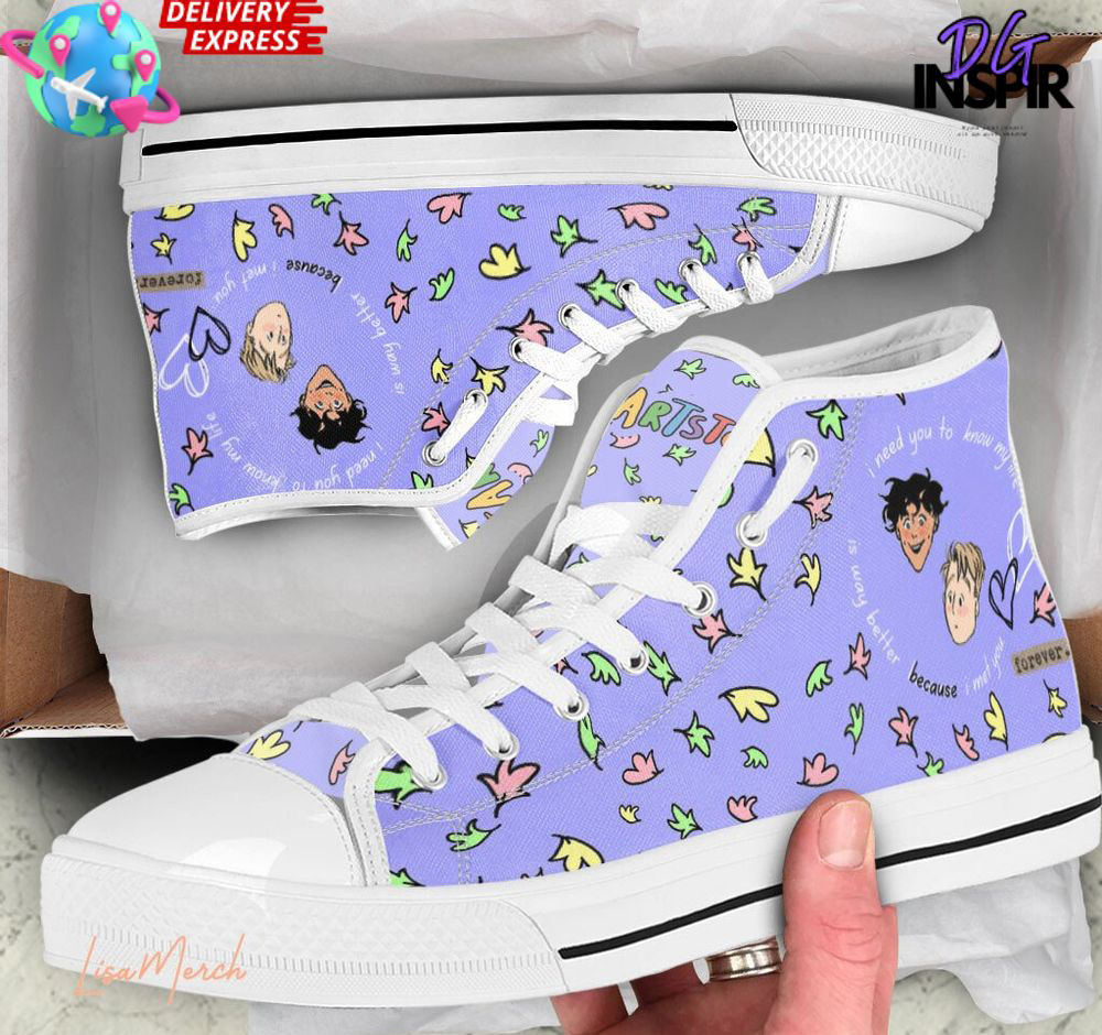 Heartstopper High Top Shoes 1 Heartstopper High Top Shoes