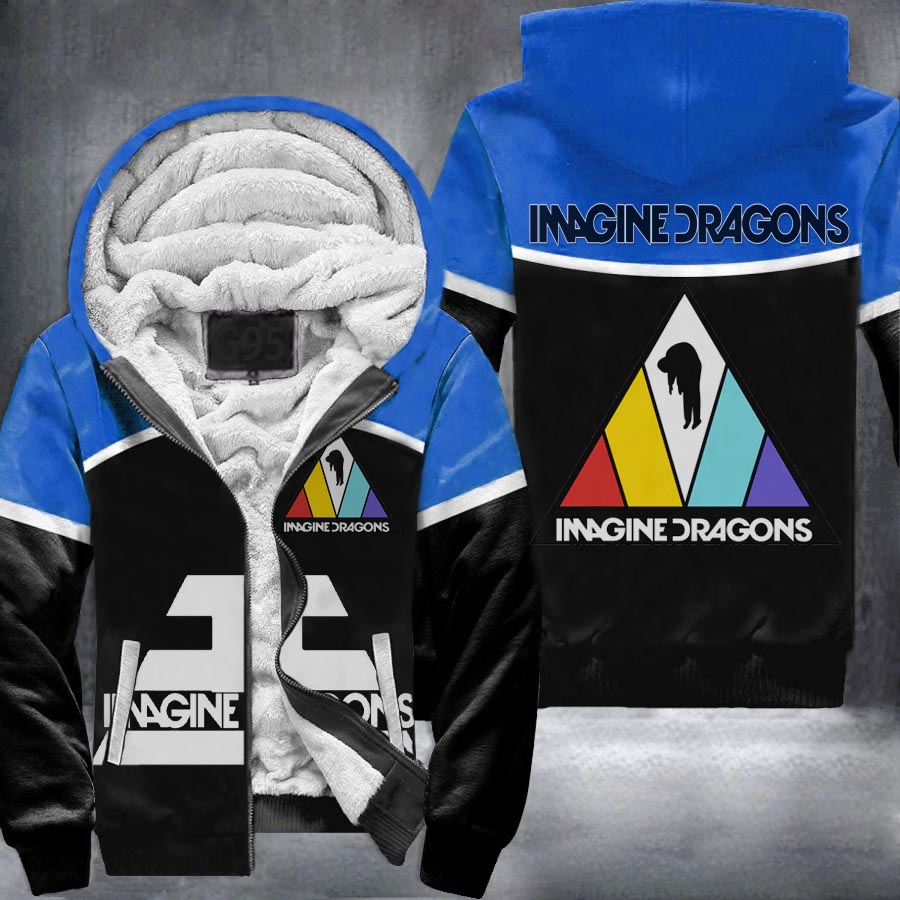 Imagine Dragons 4 Fleece Jacket 1 Imagine Dragons 4 Fleece Jacket
