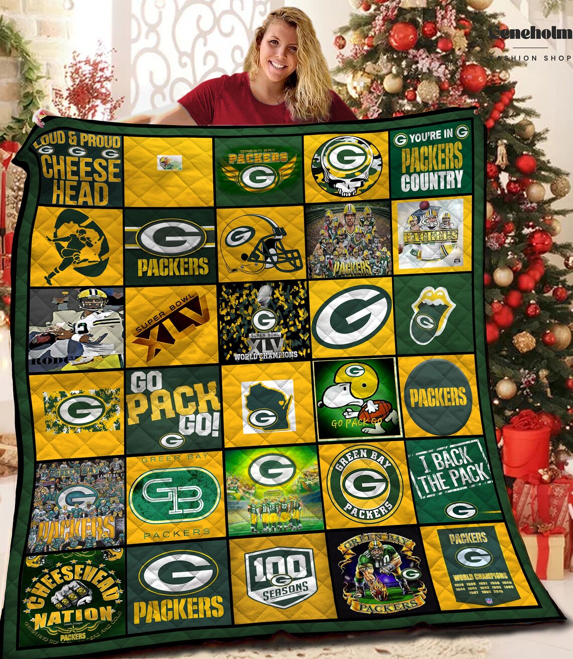 Green Bay Packers 1a Blanket 1 Green Bay Packers 1a Blanket