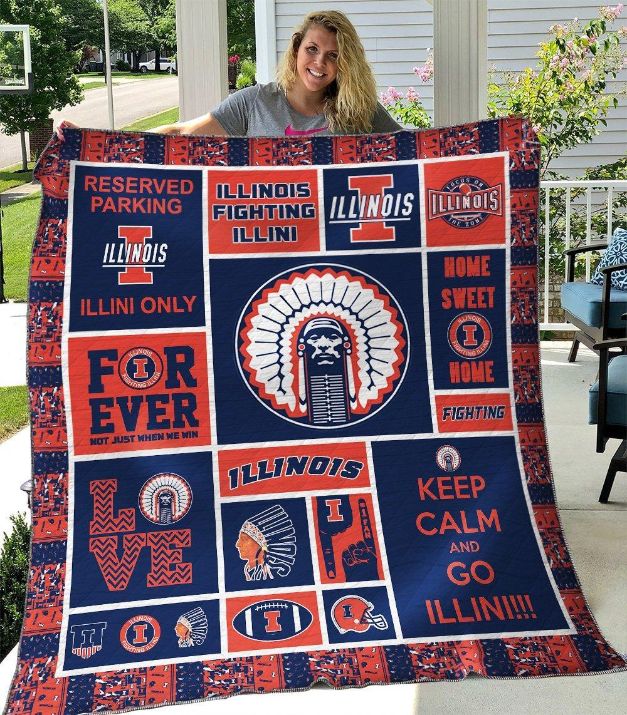 Illinois Fighting Illini 2 Blanket 1 Illinois Fighting Illini 2 Blanket