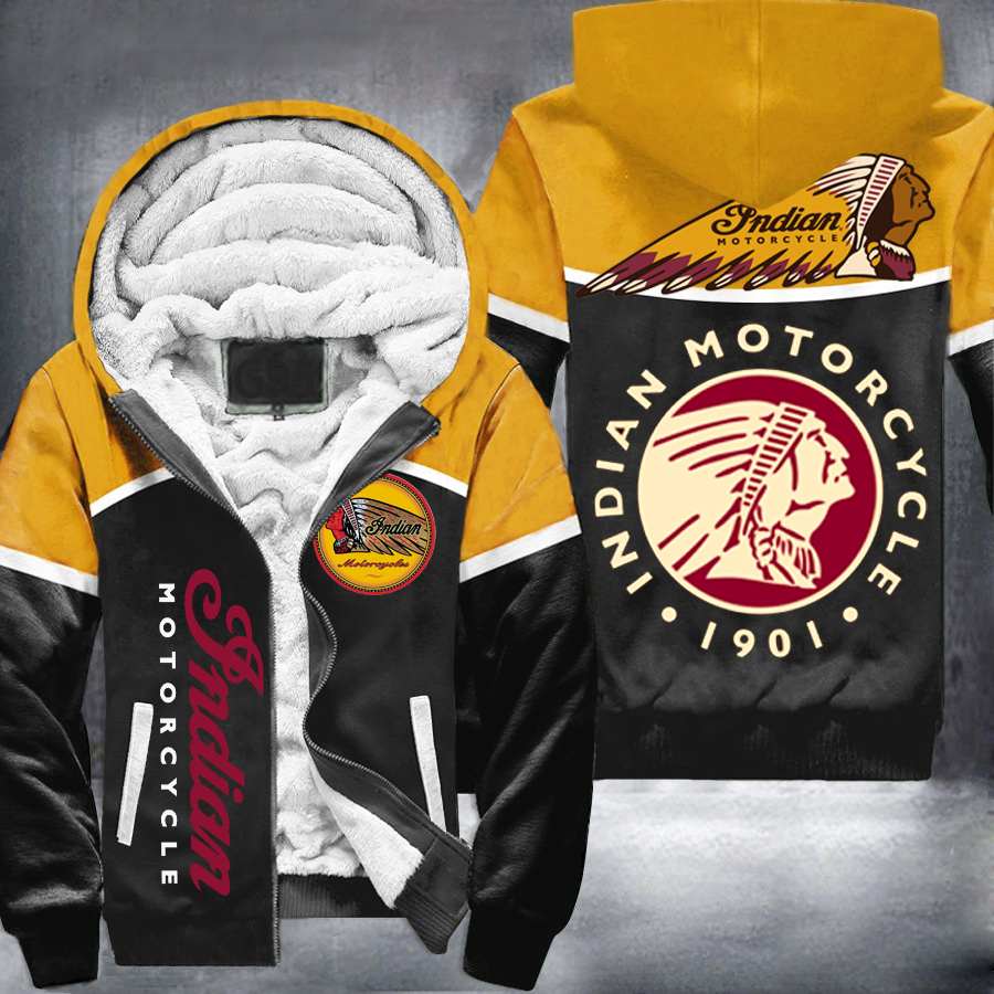 Indian Motorcycles 2 Fleece Jacket 1 Indian Motorcycles 2 Fleece Jacket