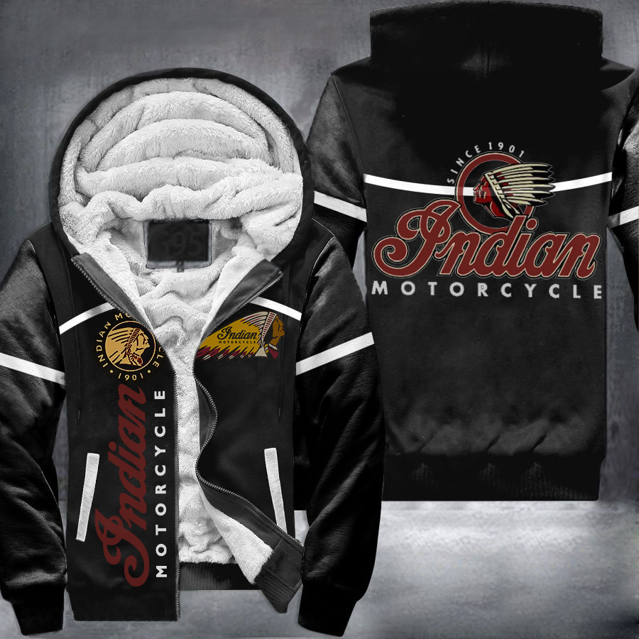 Indian Motorcycles 3 Fleece Jacket 1 Indian Motorcycles 3 Fleece Jacket