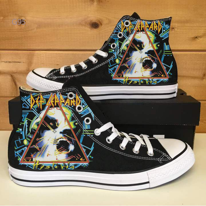 Def Leppard A1 High Top Shoes 1 Def Leppard A1 High Top Shoes