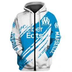 Olympique De Marseille Zip Hoodie