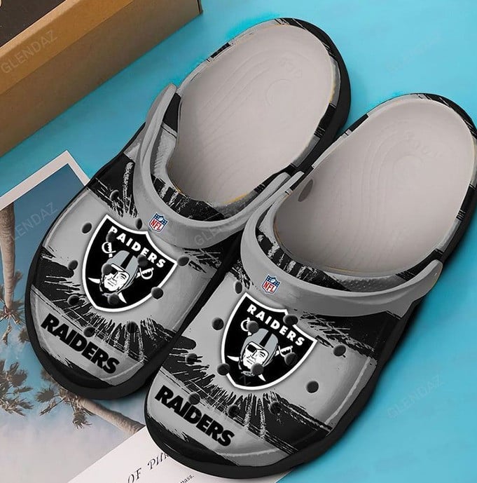 Las Vegas Raiders 2 Soft Clogs 1 Las Vegas Raiders 2 Soft Clogs
