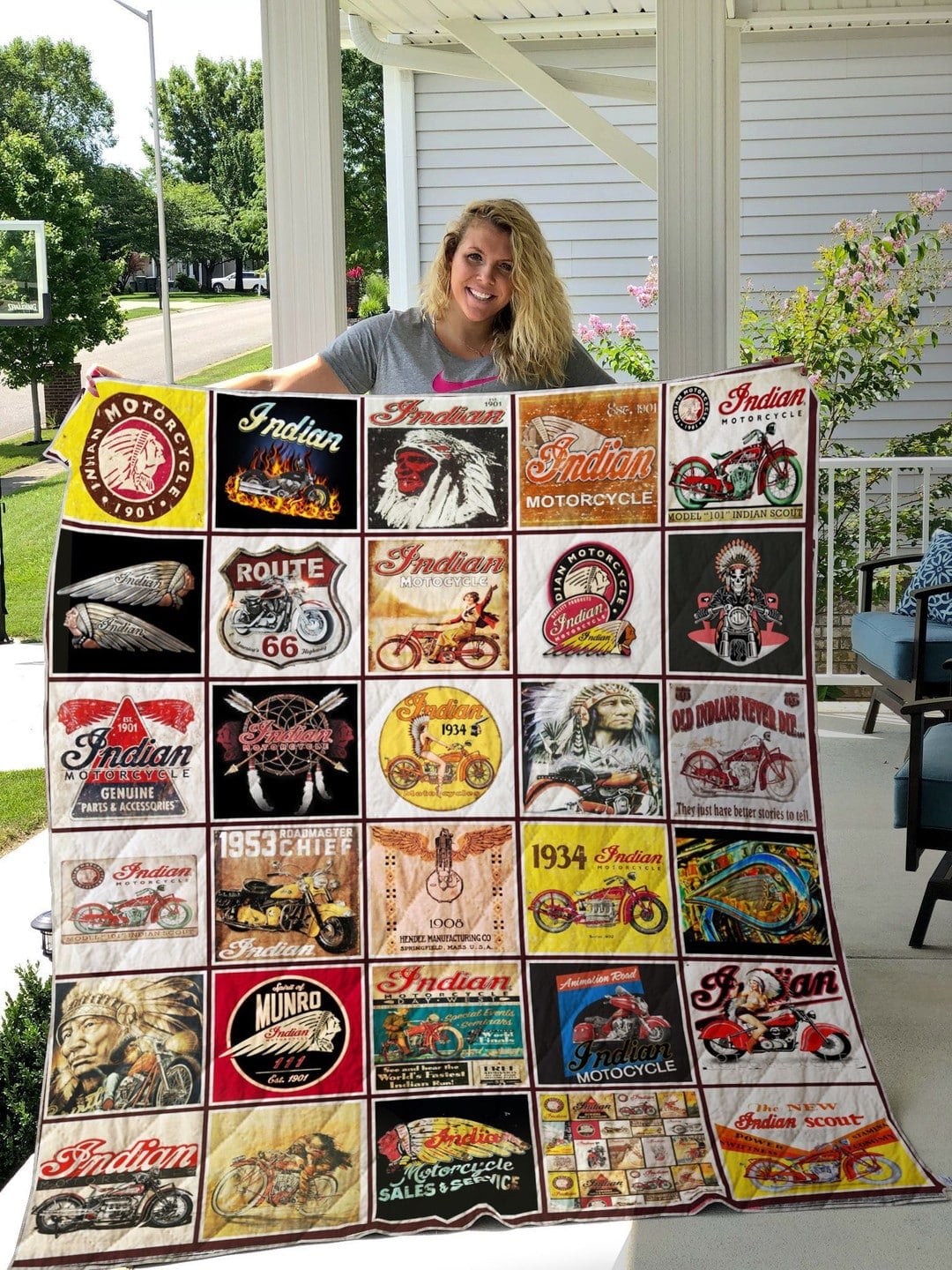Indian Motorcycles Blanket 1 Indian Motorcycles Blanket
