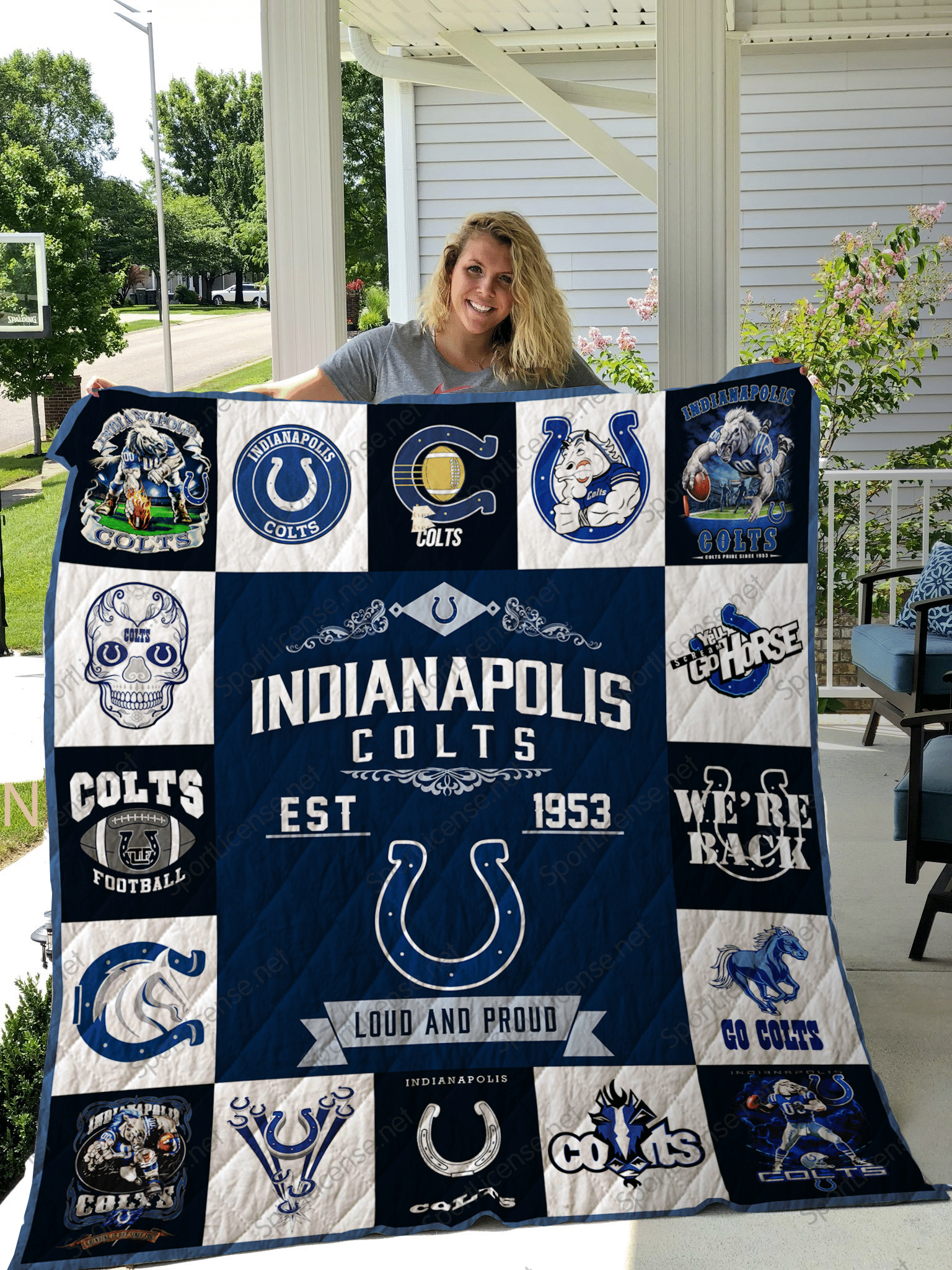 Indianapolis Colts 1 Blanket 1 Indianapolis Colts 1 Blanket